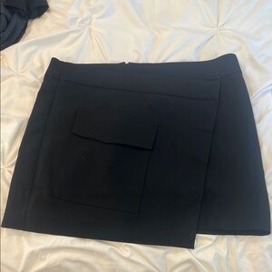Babaton Black Zippered Skirt
